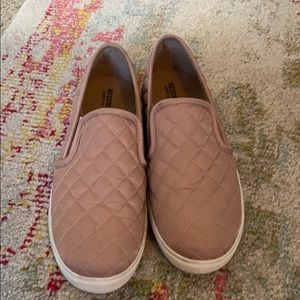 Pink quilted slip ones